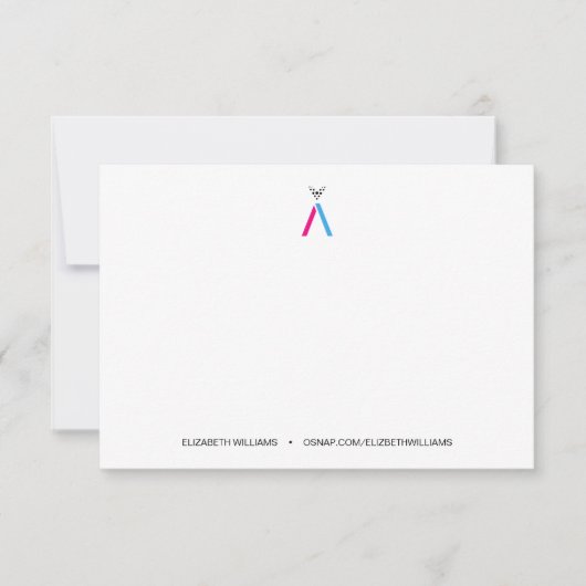 O'Snap Ambassador Note Carte de remerciements (Devant)