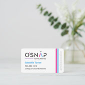 O'Snap Design 2-Visitekaartje Visitekaartje (Staand voorkant)