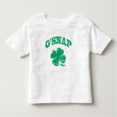 O'SNAP - Funny St Patrick's Kinder Shirts (Voorkant)