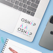 O'Snap Stickers (Laptop met iPhone)