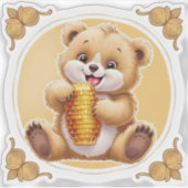 oso comiendo miel sticker (Voorkant)