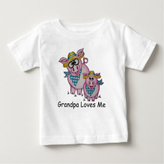 OSo Cute "Grandpa houdt van me" Piggy Baby Romper