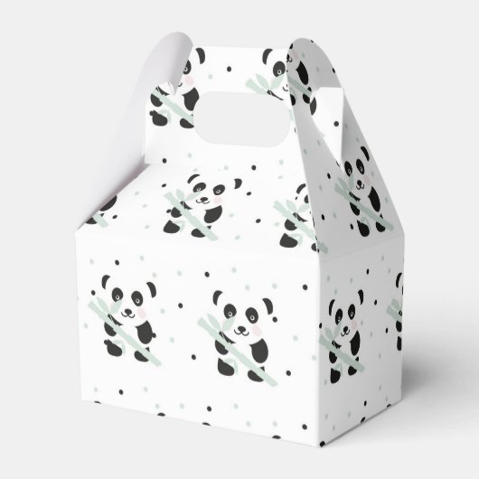 Oso Panda Bedankdoosjes (Voorkant Zijde)