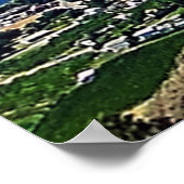 Osoja, woestijnwijn Land Poster (Hoek)