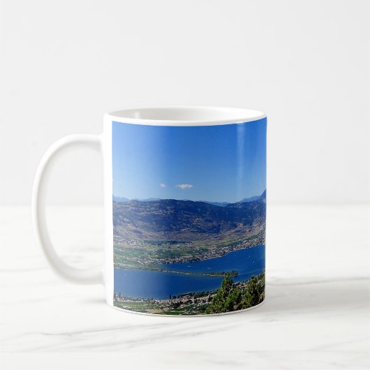 Osoyoos BC Vin du désert Pays Café Mug (Gauche)