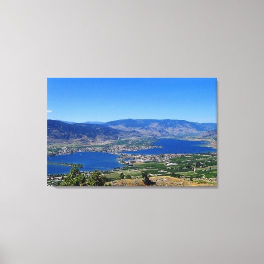 Osoyoos woestijnwijn Land Canvas Afdruk (Voorkant)