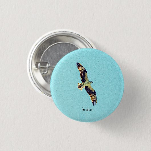 Osprey art ronde button 3,2 cm (Voorkant /achterkant)