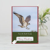 Osprey Christmas Kaart (Staand voorkant)
