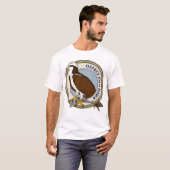 Osprey (Fish Hawk) met catch-M T-shirt (Voorkant volledig)