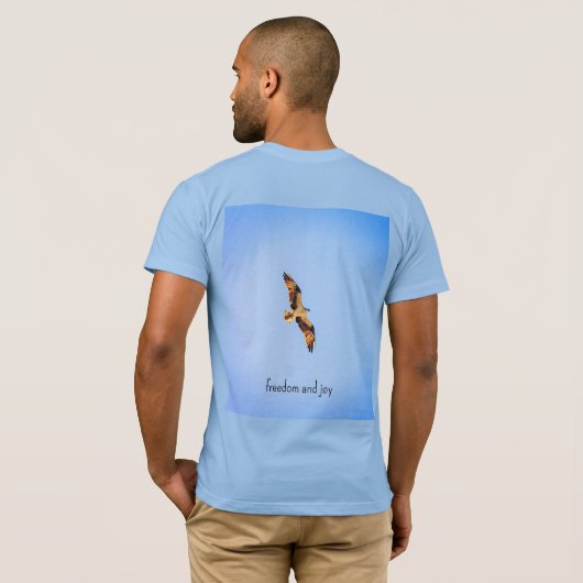 Osprey. Freedom and Joy T-shirt (Achterkant volledig)