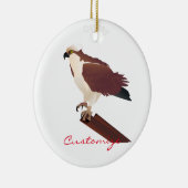 Osprey Hawk Raptor Thunder_Cove Keramisch Ornament (Rechts)