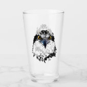Osprey King of Birds Illustration Glas (Voorkant)