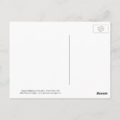 Osprey op de rotsen briefkaart (Achterkant)