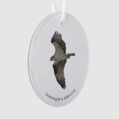 Osprey Ornament with Any Names Place Year (devant)