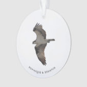 Osprey Ornament with Any Names Place Year (voorkant)