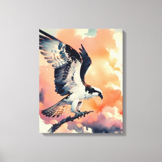 Osprey Stretches Canvas Afdruk (Voorkant)
