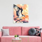 Osprey Stretches Canvas Afdruk (Insitu (Woonkamer))