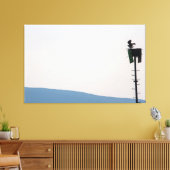 Osprey voor de berg Desert Island, Maine Canvas Afdruk (Insitu (Woonkamer))