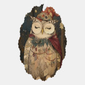 Osric the Owl | Woodland Whimsy Ornament Kaart (Rechts)