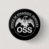 OSS-lapelknop Ronde Button 3,2 Cm (Voorkant)