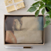 “Ossen naar de markt” Westerse kunst van Maynard D Tissuepapier (Geschenk)