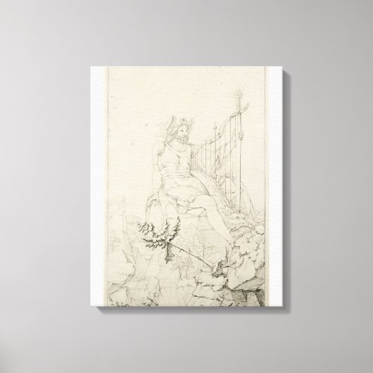 Ossian, 1804-5 canvas afdruk (Voorkant)