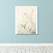Ossian, 1804-5 canvas afdruk (Insitu (Houten vloer))