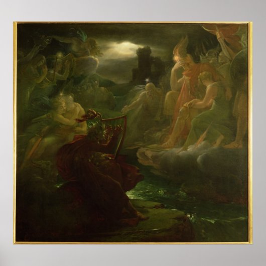 Ossian Conjving the Spirits of the River Poster (Voorkant)