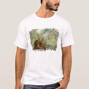 Ossian vult de gedistilleerde dranken op t-shirt