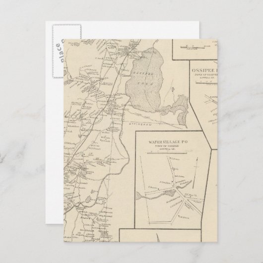 Ossipee, Co Carroll Briefkaart (Voorkant / Achterkant)