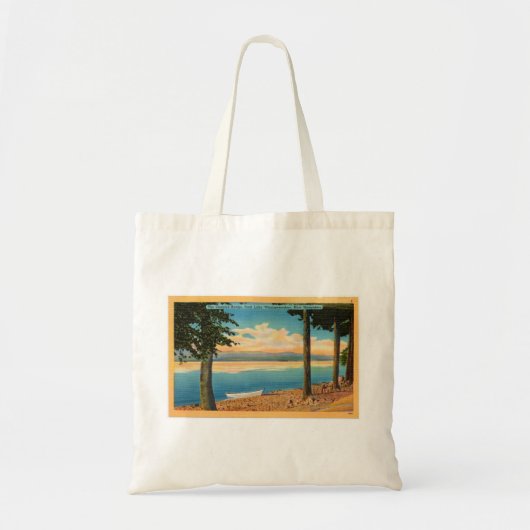 Ossipee Range vanaf Lake Winnipesaukee Tote Bag (Voorkant)