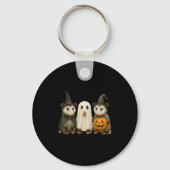 Ossum Halloween Ssum Witch Ghost Pumpkin Sleutelhanger (Voorkant)