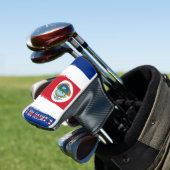 osta Rica Flag Goraalse Patriotic Golf Head Hoesje Golfheadcover (Insitu)
