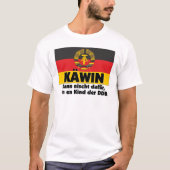 Ostalgie Käwin Ein Kind der DDR Deutschland T-shirt (Voorkant)