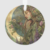 Ostara acrylique de lune de croissant (dos)