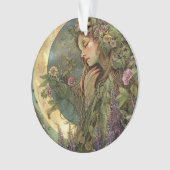 Ostara acrylique de lune de croissant (devant)