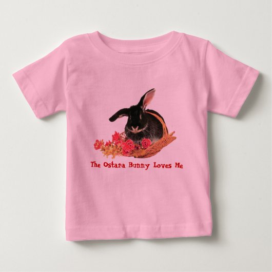 Ostara Bunny Baby T-shirt (Voorkant)