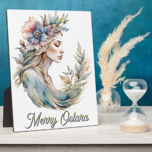 Ostara Godin Lent Equinox Sabbat Wicca Feestdag Fotoplaat