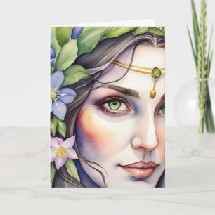 Ostara Godin Lente Equinox Sabbat Wicca Feestdag Kaart