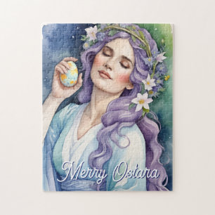 Ostara Godin Lentenequinox Sabbat Wicca Feestdag Legpuzzel