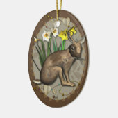 Ostara Hare Ornament (Links)