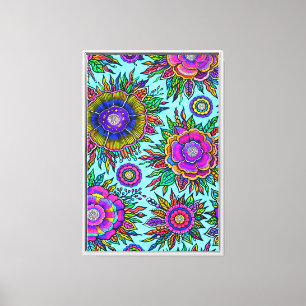 OSTARA: Hemelresonantie- Premium Galerij Kunst Canvas Afdruk