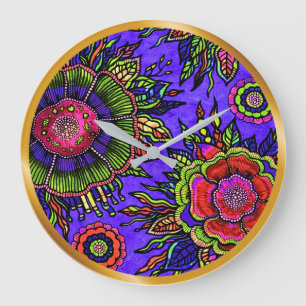 OSTARA : Horloge murale lumineuse radieuse - Maxim
