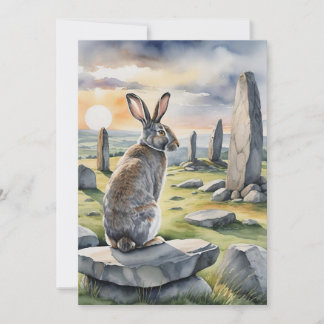 Ostara Konijn Lente Equinox Eostre Wicca Feestdagenkaart