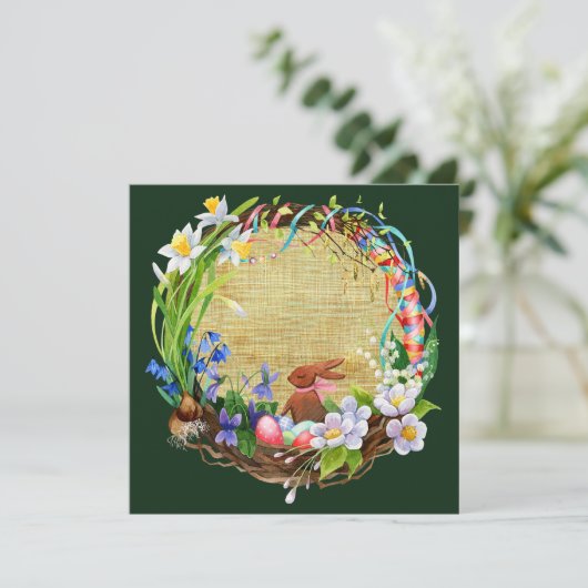 Ostara lente-equinox kaart (Staand voorkant)