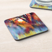 Ostara Moonrise Bier Onderzetter (Linkerzijde)