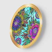 OSTARA : Résonance Céleste - Horloge d'Art Maximal (Angle)