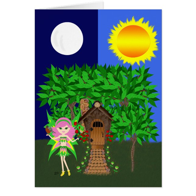 Ostara the Faery Goddess of Spring Kaart (Voorkant)