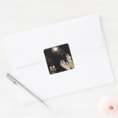 Ostara. Vierkante Sticker (Envelop)