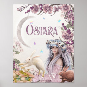 OSTARA WICCAN SABBAT POSTER